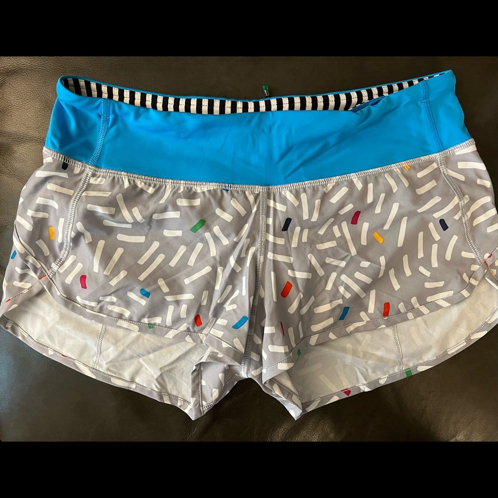 Lululemon 2015 Seawheeze Speed shorts RARE